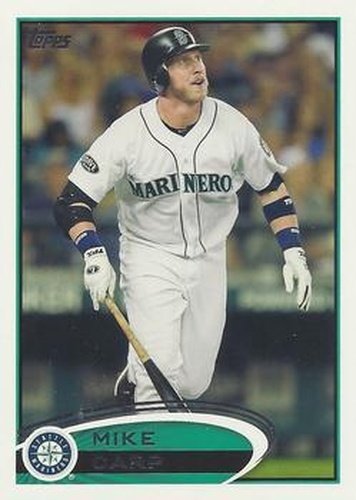 #606 Mike Carp - Seattle Mariners - 2012 Topps Baseball