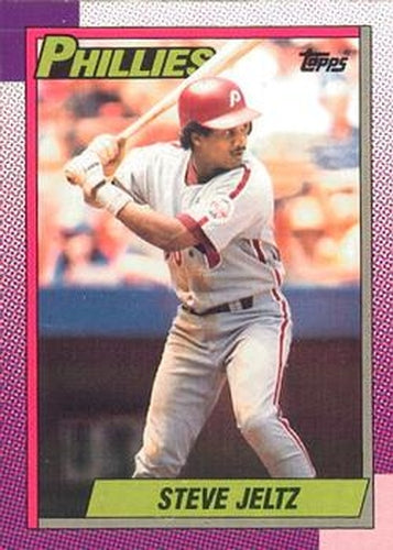 #607 Steve Jeltz - Philadelphia Phillies - 1990 O-Pee-Chee Baseball