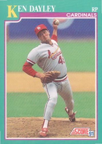 #607 Ken Dayley - St. Louis Cardinals - 1991 Score Baseball