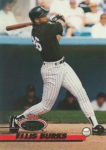 #607 Ellis Burks - Chicago White Sox - 1993 Stadium Club Baseball