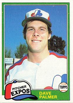 #607 Dave Palmer - Montreal Expos - 1981 Topps Baseball