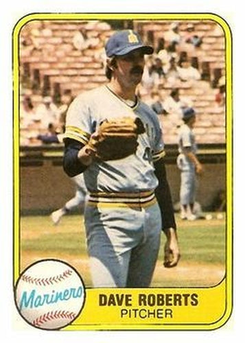 #607 Dave Roberts - Seattle Mariners - 1981 Fleer Baseball