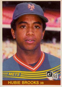 #607 Hubie Brooks - New York Mets - 1984 Donruss Baseball