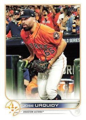 #607 Jose Urquidy - Houston Astros - 2022 Topps Baseball