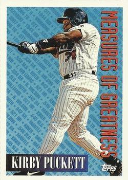 #607 Kirby Puckett - Minnesota Twins - 1994 Topps Baseball