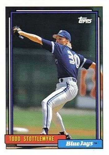 #607 Todd Stottlemyre - Toronto Blue Jays - 1992 Topps Baseball