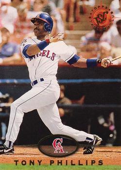 #607 Tony Phillips - California Angels - 1995 Stadium Club Baseball