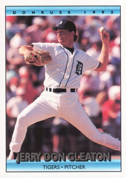 #607 Jerry Don Gleaton - Detroit Tigers - 1992 Donruss Baseball