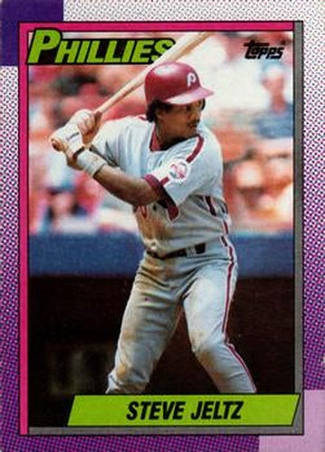 #607 Steve Jeltz - Philadelphia Phillies - 1990 Topps Baseball