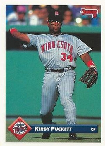 #607 Kirby Puckett - Minnesota Twins - 1993 Donruss Baseball
