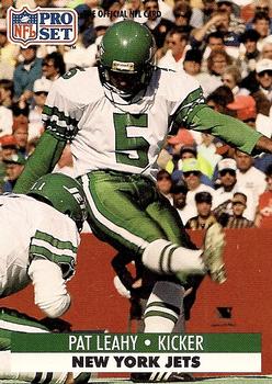 #607 Pat Leahy - New York Jets - 1991 Pro Set Football