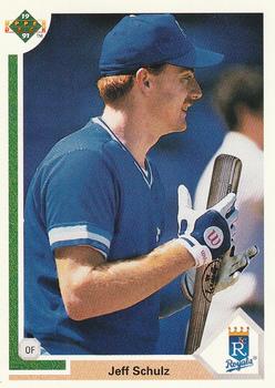 #607 Jeff Schulz - Kansas City Royals - 1991 Upper Deck Baseball