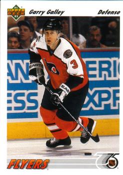 #607 Garry Galley - Philadelphia Flyers - 1991-92 Upper Deck Hockey