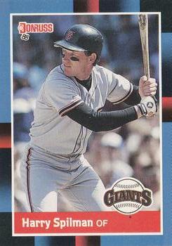 #607 Harry Spilman - San Francisco Giants - 1988 Donruss Baseball