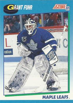 #608 Grant Fuhr - Toronto Maple Leafs - 1991-92 Score Canadian Hockey