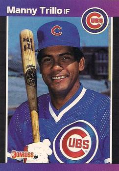 #608 Manny Trillo - Chicago Cubs - 1989 Donruss Baseball