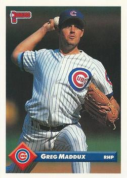 #608 Greg Maddux - Chicago Cubs - 1993 Donruss Baseball