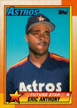 #608 Eric Anthony - Houston Astros - 1990 Topps Baseball