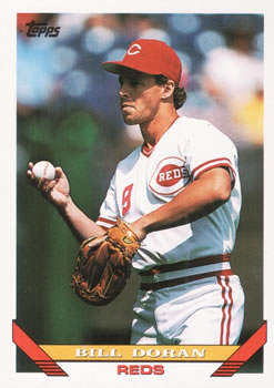 #608 Bill Doran - Cincinnati Reds - 1993 Topps Baseball