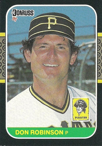 #608 Don Robinson - Pittsburgh Pirates - 1987 Donruss Baseball