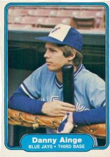 #608 Danny Ainge - Toronto Blue Jays - 1982 Fleer Baseball