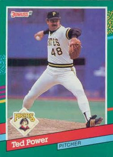 #608 Ted Power - Pittsburgh Pirates - 1991 Donruss Baseball