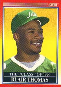 #608 Blair Thomas - New York Jets - 1990 Score Football