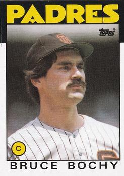 #608 Bruce Bochy - San Diego Padres - 1986 Topps Baseball