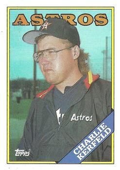 #608 Charlie Kerfeld - Houston Astros - 1988 Topps Baseball