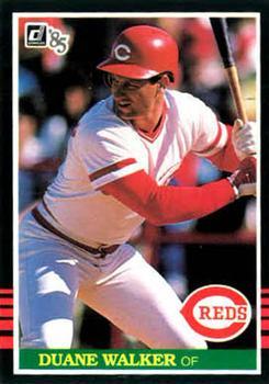 #608 Duane Walker - Cincinnati Reds - 1985 Donruss Baseball
