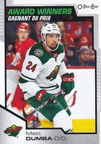 #608 Matt Dumba - Minnesota Wild - 2020-21 O-Pee-Chee Update Hockey