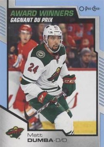 #608 Matt Dumba - Minnesota Wild - 2020-21 O-Pee-Chee Update Blue Hockey