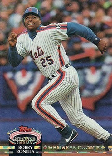 #608 Bobby Bonilla - New York Mets - 1992 Stadium Club Baseball