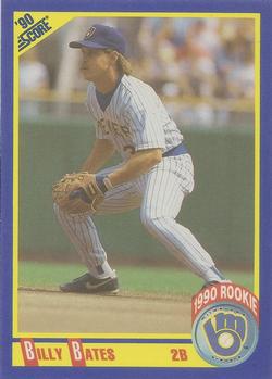 #608 Billy Bates - Milwaukee Brewers - 1990 Score Baseball