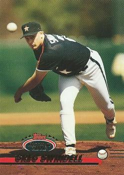 #608 Greg Swindell - Houston Astros - 1993 Stadium Club Baseball