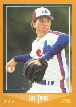 #608 Jay Tibbs - Montreal Expos - 1988 Score Baseball