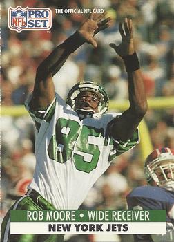 #608 Rob Moore - New York Jets - 1991 Pro Set Football