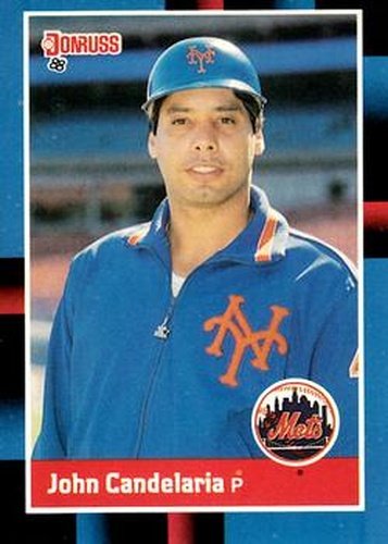 #608 John Candelaria - New York Mets - 1988 Donruss Baseball