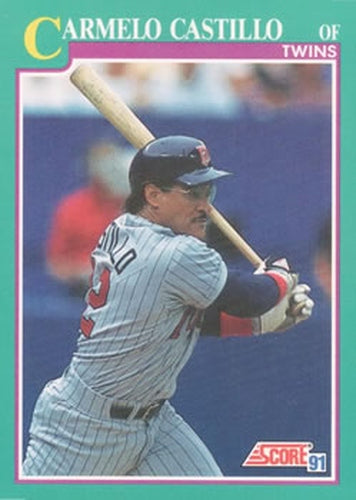 #608 Carmelo Castillo - Minnesota Twins - 1991 Score Baseball