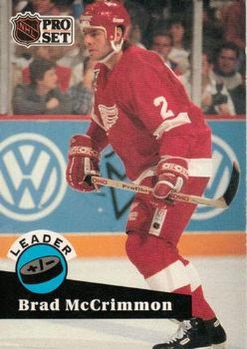 #609 Brad McCrimmon - 1991-92 Pro Set Hockey