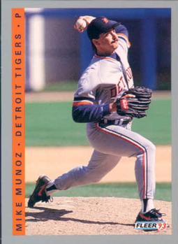#609 Mike Munoz - Detroit Tigers - 1993 Fleer Baseball