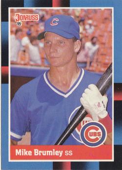 #609 Mike Brumley - Chicago Cubs - 1988 Donruss Baseball