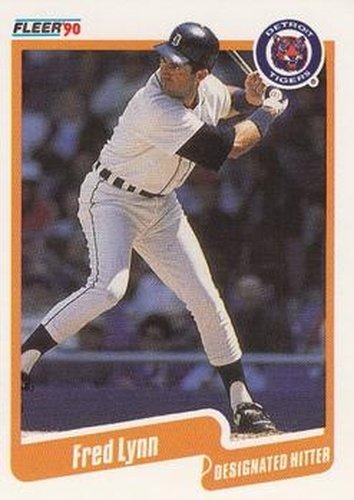 #609 Fred Lynn - Detroit Tigers - 1990 Fleer USA Baseball