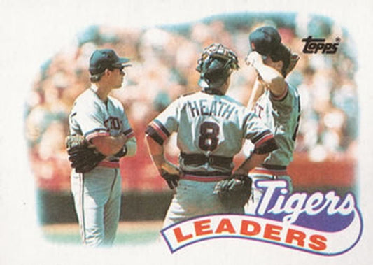 #609 Tigers Leaders - Detroit Tigers - 1989 Topps Baseball