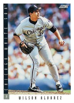 #609 Wilson Alvarez - Chicago White Sox - 1993 Score Baseball