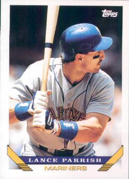 #609 Lance Parrish - Seattle Mariners - 1993 Topps Baseball