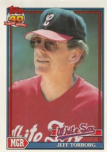 #609 Jeff Torborg - Chicago White Sox - 1991 O-Pee-Chee Baseball