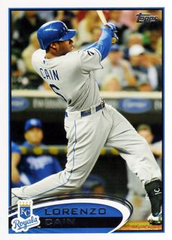 #609 Lorenzo Cain - Kansas City Royals - 2012 Topps Baseball