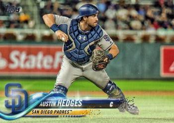 #609 Austin Hedges - San Diego Padres - 2018 Topps Baseball