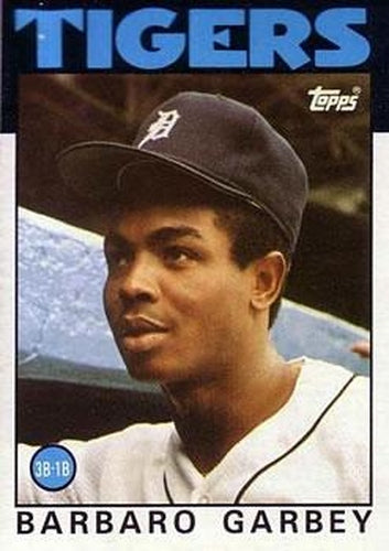 #609 Barbaro Garbey - Detroit Tigers - 1986 Topps Baseball